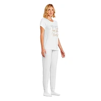 George Women's Hacci Pajamas 2-Piece Set