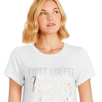 George Women's Hacci Pajamas 2-Piece Set