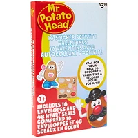 Mr. Potato Head Sticker Activity Valentine Cards, Sticker Activity, Multi-Colored, 16 Count