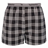 Yves Martin Men's Flannel Sleep Shorts