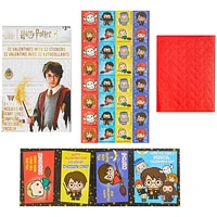 Harry Potter Valentine Cards with Stickers, Multi-Colored, 32 Count