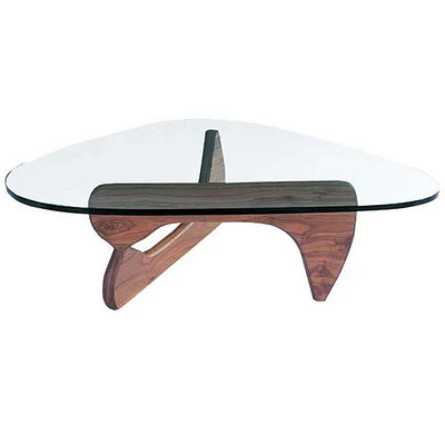 Nicer Furniture Noguchi Coffee Table in Walnut