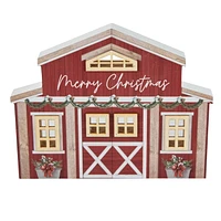 Holiday Time Barn Block Sign