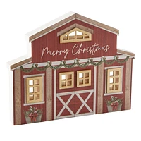 Holiday Time Barn Block Sign