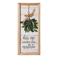 Holiday Time 23" Mistletoe Hanging Sign