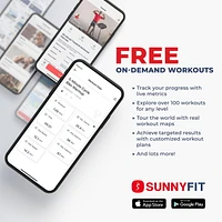 Sunny Health & Fitness Premium Elliptical Exercise Machine Smart Trainer with Exclusive SunnyFit® App Enhanced Bluetooth Connectivity - SF-E3912SMART