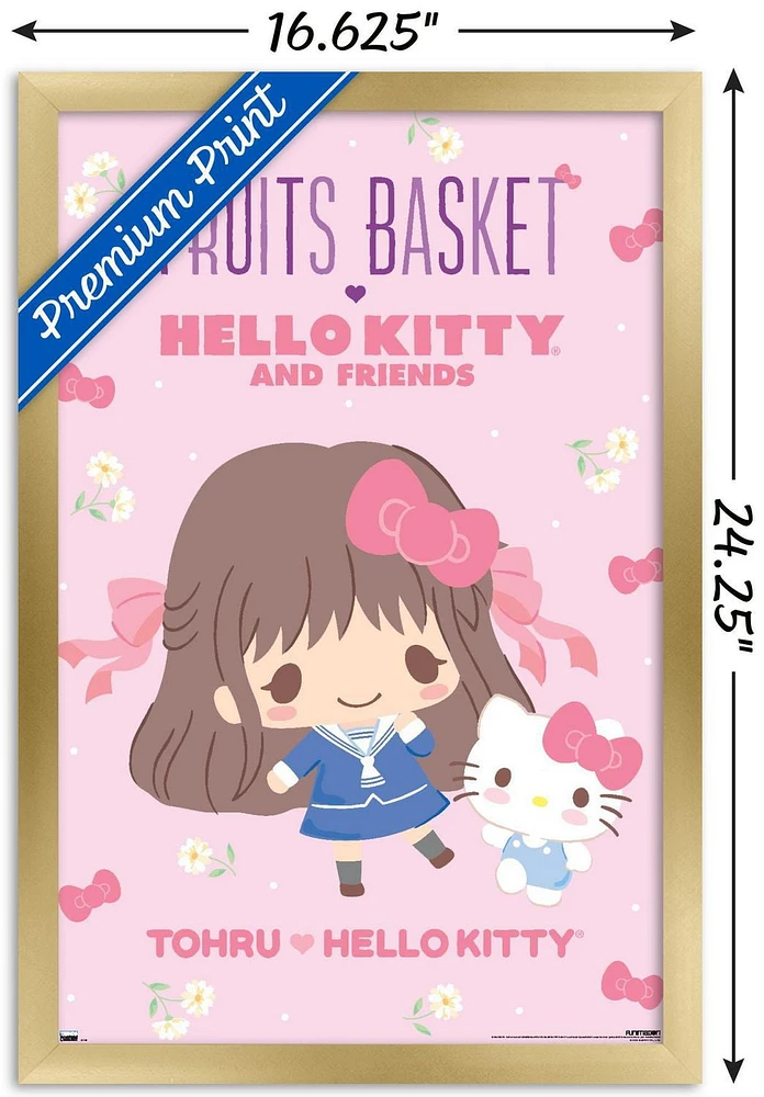 Fruits Basket x Hello Kitty and Friends - Tohru Wall Poster