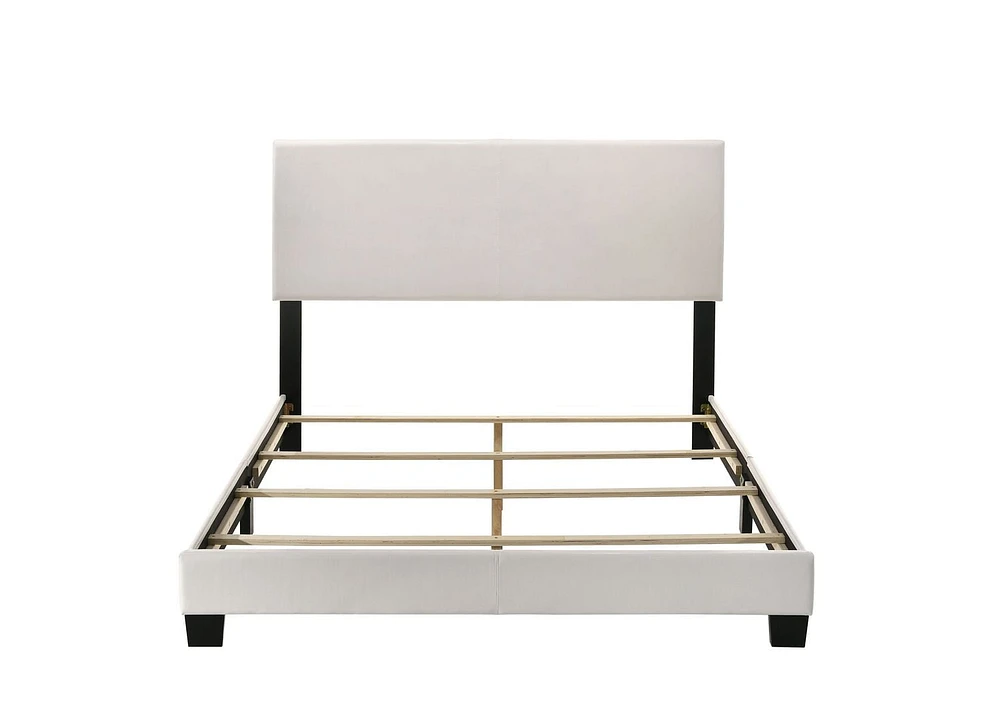 ACME Lien Queen Bed in White PU