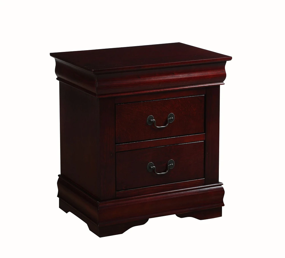 ACME Louis Philippe Nightstand in Cherry