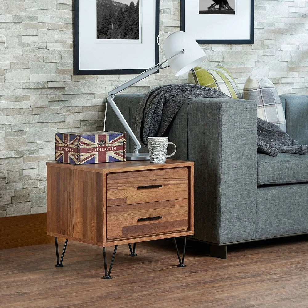 ACME Deoss Nightstand in Walnut