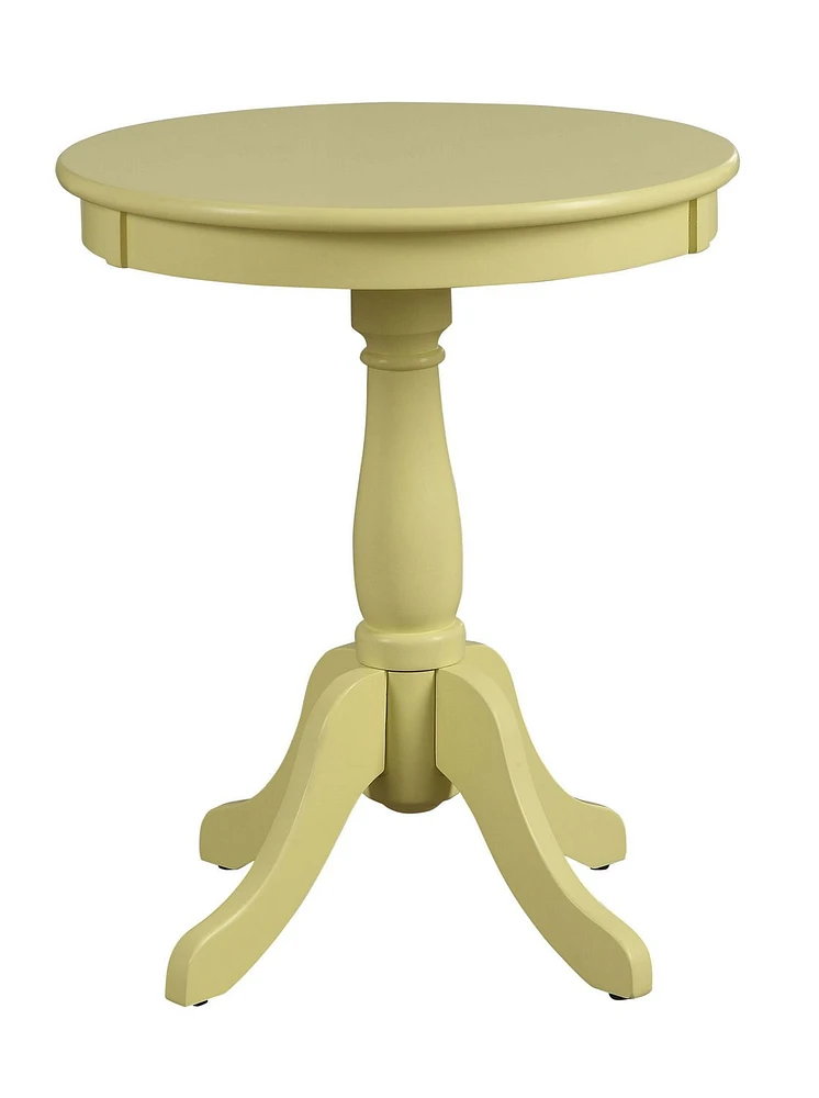 ACME Alger Side Table in Light Yellow