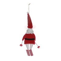 HOLIDAY TIME SKI MOUSE ORNAMENT