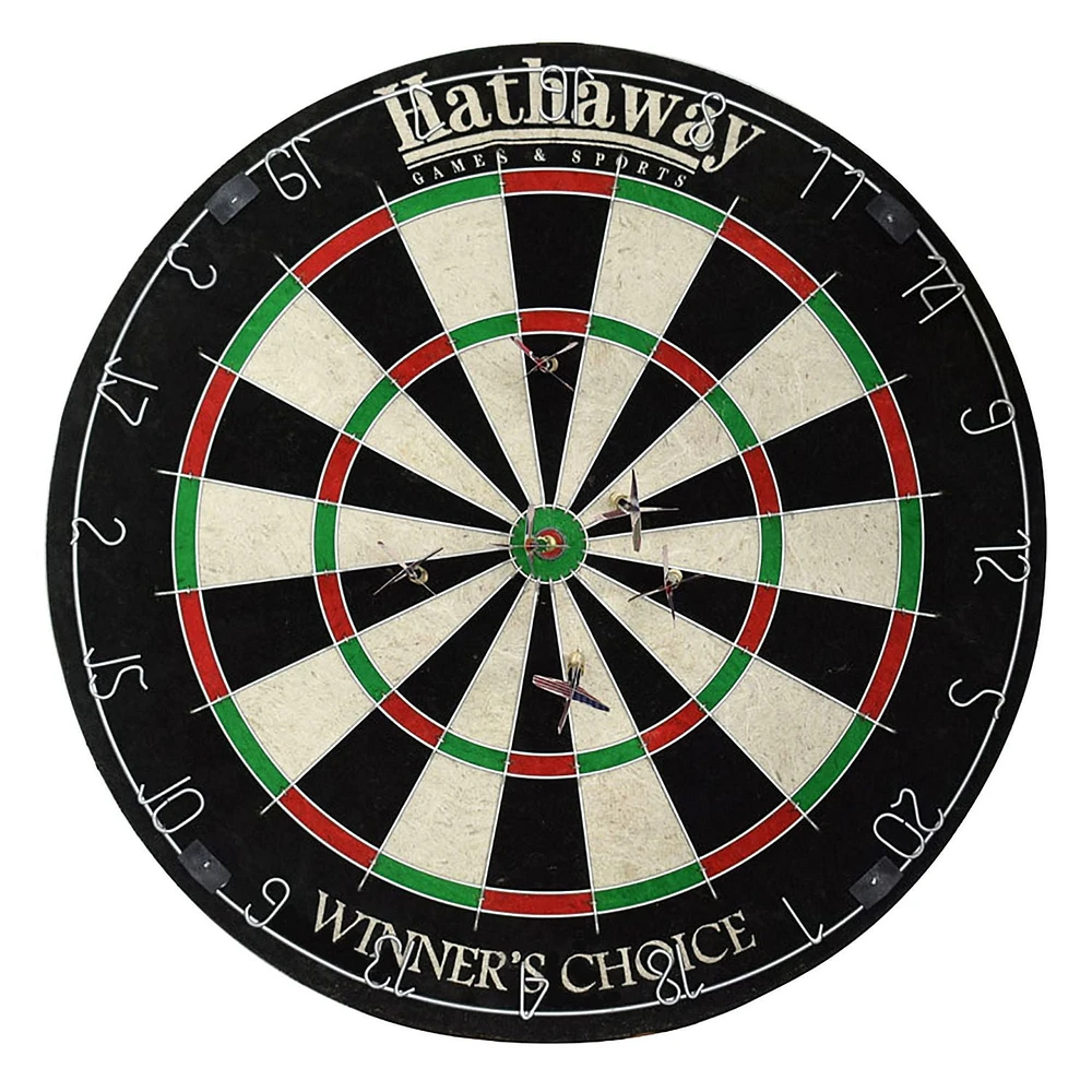 Hathaway Winners Choice 18-inch Sisal Fiber Bristle Dartboard