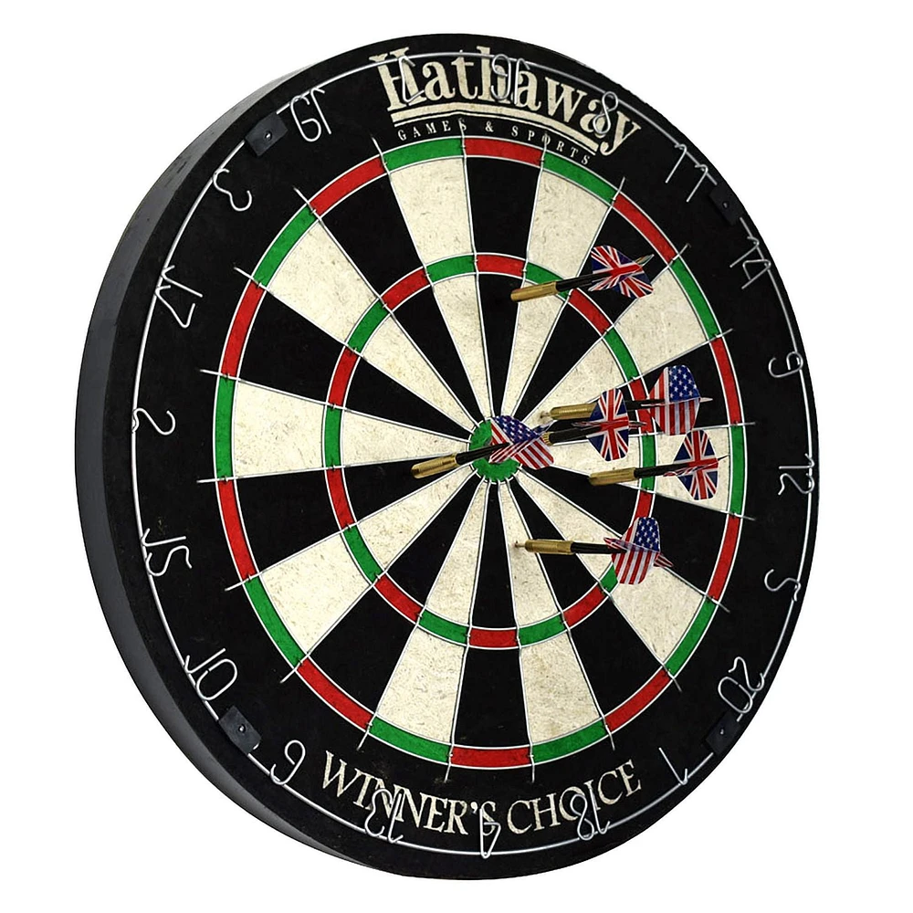 Hathaway Winners Choice 18-inch Sisal Fiber Bristle Dartboard