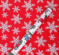 Holiday Time Christmas Gift Wrapping Paper Reversible Roll, Christmas Tree Truck, Quantity 60 square feet