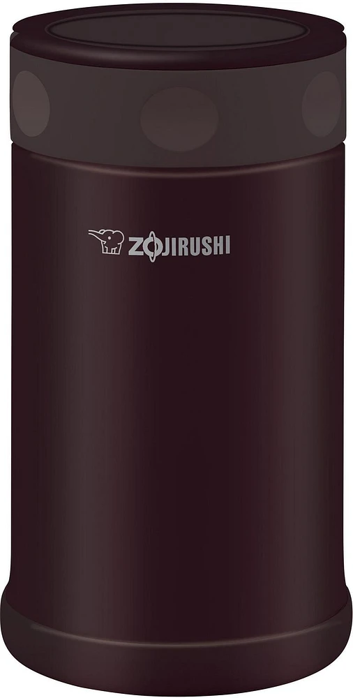 Zojirushi Vacuum Insulated Stainless Steel 25 Oz. Food Jar, Dark Brown