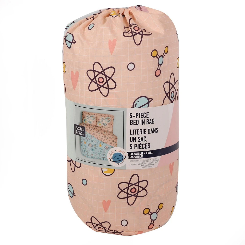 5-Piece Full/Double Bedding Set, Science Explore