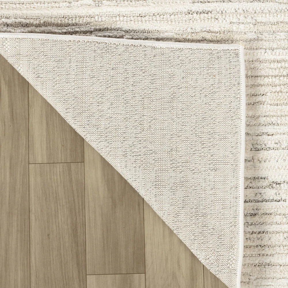 Rug Branch Astra Modern Indoor Area Rug, Beige Cream, Abstract - Living Room, Bedroom, Dining Room, and Kitchen