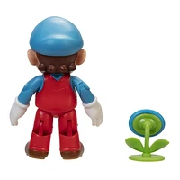 World of Nintendo 4" Figure - Ice Mario with Ice Flower