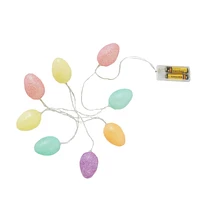 Glittered Easter Egg LED Light string