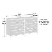 Sauder® Boulevard Cafe 6-Drawer Dresser