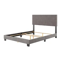 Celeste Modern Upholstered Queen Bed Frame with Headboard