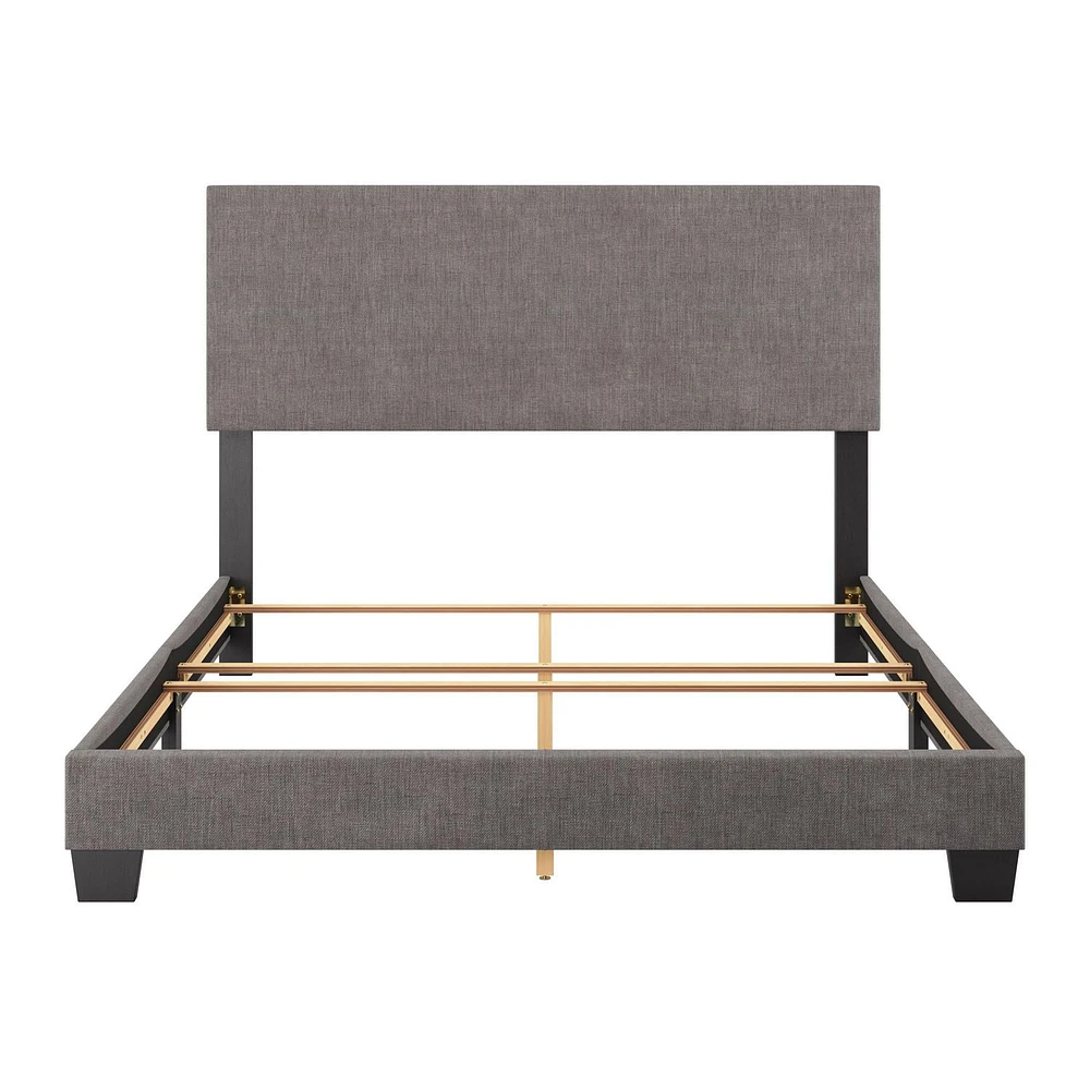 Celeste Modern Upholstered Queen Bed Frame with Headboard