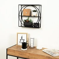 hometrends Pirzada Square Metal Wall Shelf