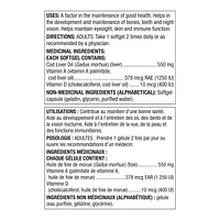 Spring Valley Cod Liver Oil 550 mg, 200 Softgels