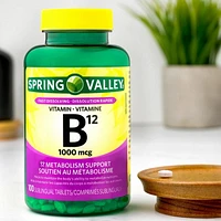 Spring Valley Vitamine B12 1000mcg 100 Comprimes Sublinguaux