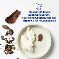 NIVEA Cocoa Butter Body Lotion | 48H Cocoa Butter and Vitamin E Body Lotion, 625 mL, for dry skin