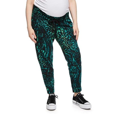 Jogger à jambe ajustée Paisley Sky Maternité