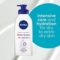 NIVEA Repair & Care 72H Body Lotion for Extra Dry Skin, 625 mL, for Extra Dry Skin