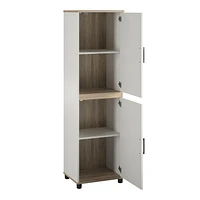 Systembuild Evolution Evolution Whitmore 2 Door Kitchen Pantry Cabinet, White