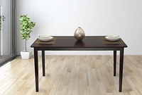 K-LIVING HELENA 55" DINING TABLE IN CUPPUCINO FINISH