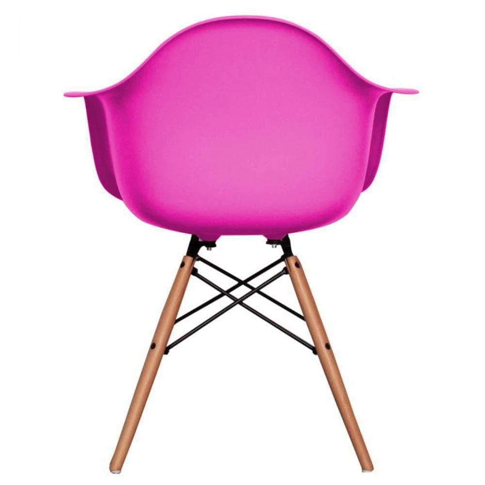 Heavenly Collection Hot Pink Plastic Bucket Chairs