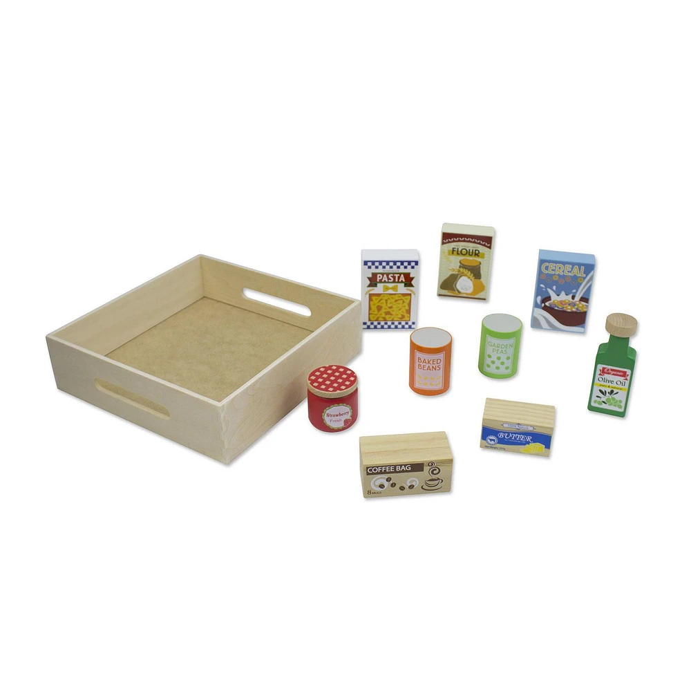 Spark Wooden Food Set