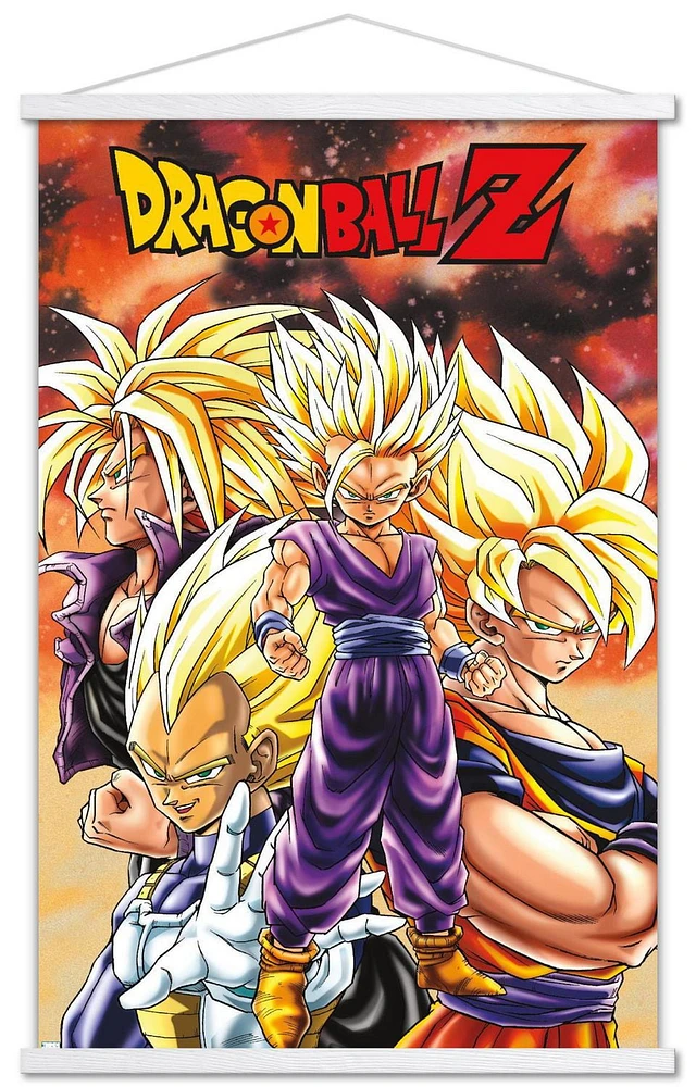 Dragon Ball Z - Saiyans Wall Poster, 22.375" x 34"