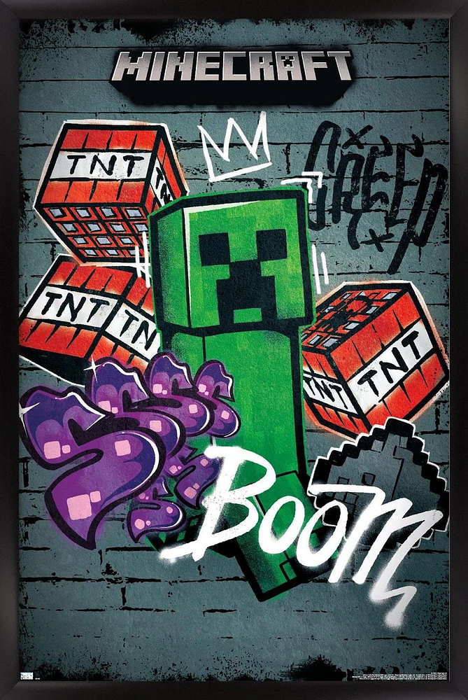 Minecraft - Creeper Do Not Enter Wall Poster