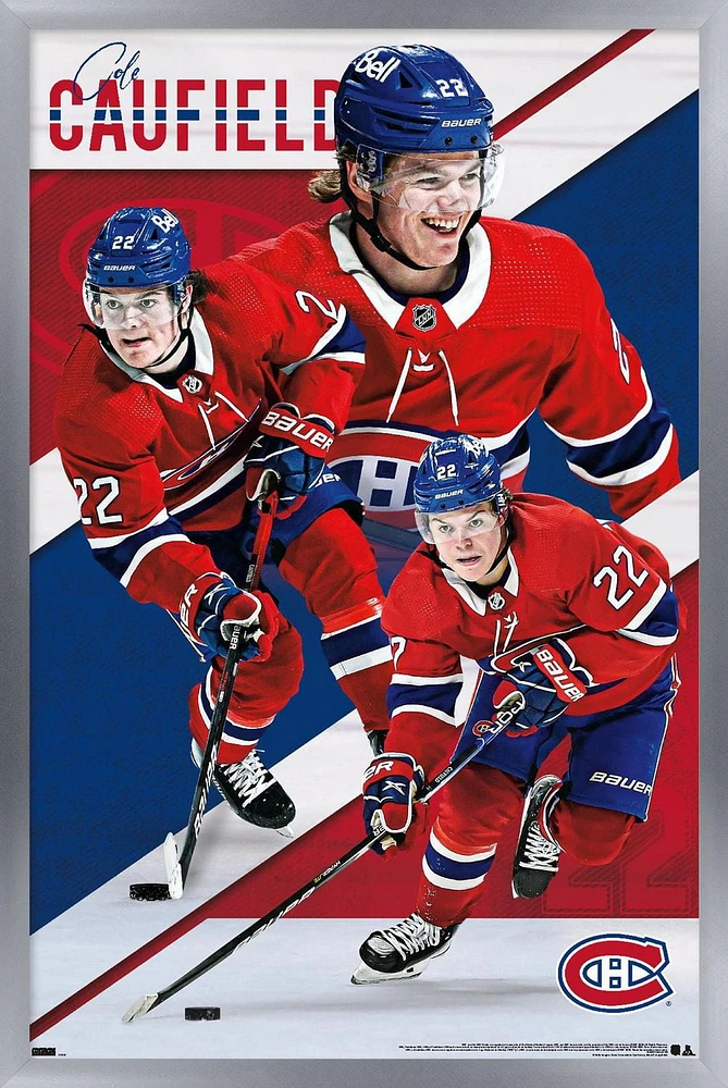 NHL Montreal Canadiens - Cole Caufield 22 Wall Poster, 22.375" x 34"