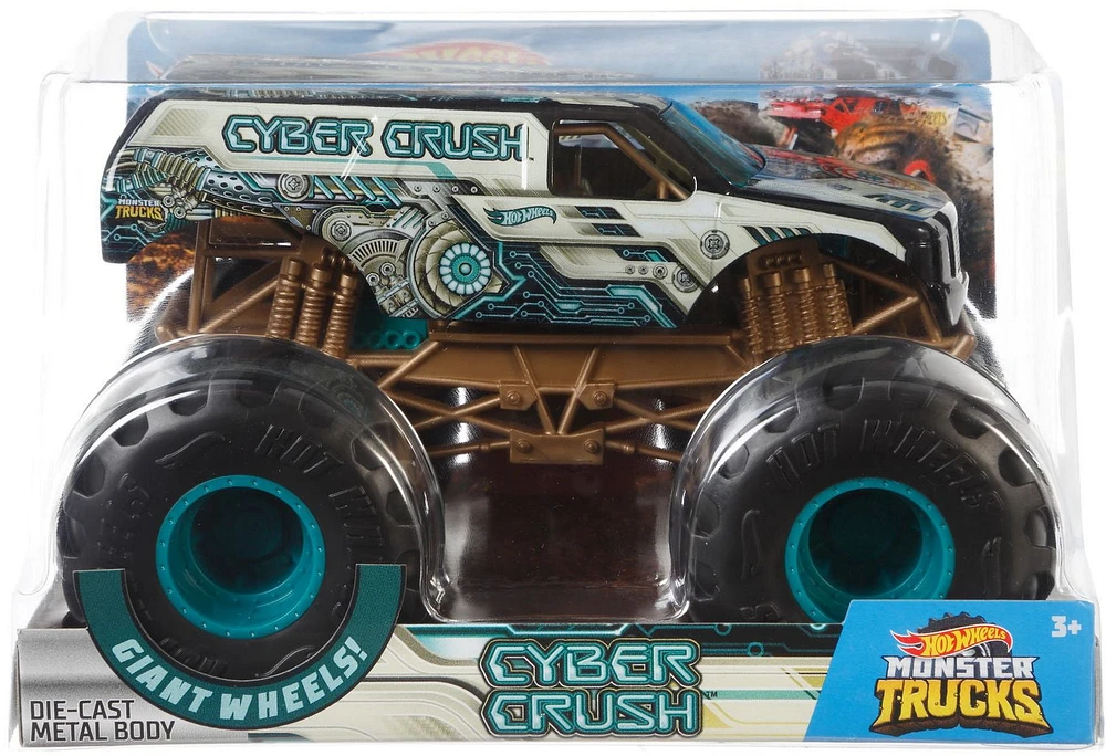 Hot Wheels Monster Trucks Cyber Crush Vehicle