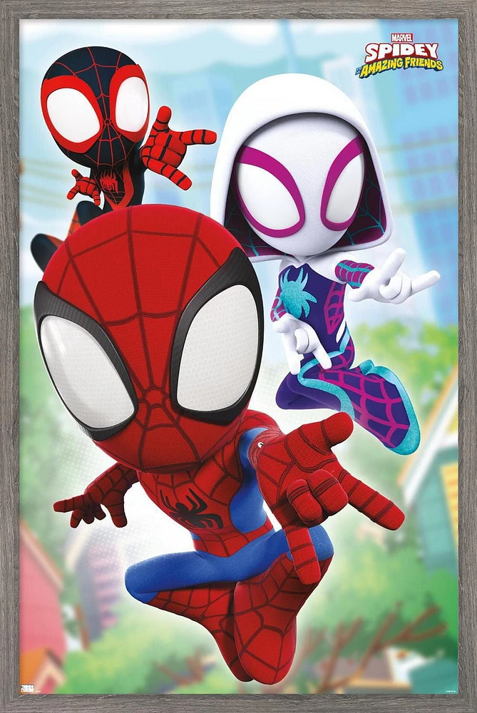 Marvel Spidey and His Amazing Friends - Webs Wall Poster, 22.375" x 34"