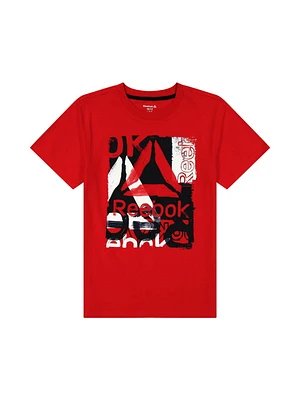 Reebok Boys Poster Short Sleeve Graphic Tee