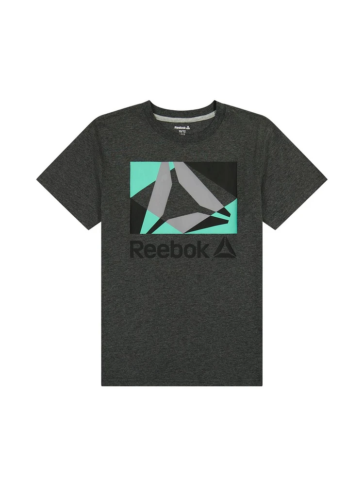 Reebok Boys Tilted Short Sleeve Graphic Tee