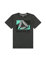 Reebok Boys Tilted Short Sleeve Graphic Tee