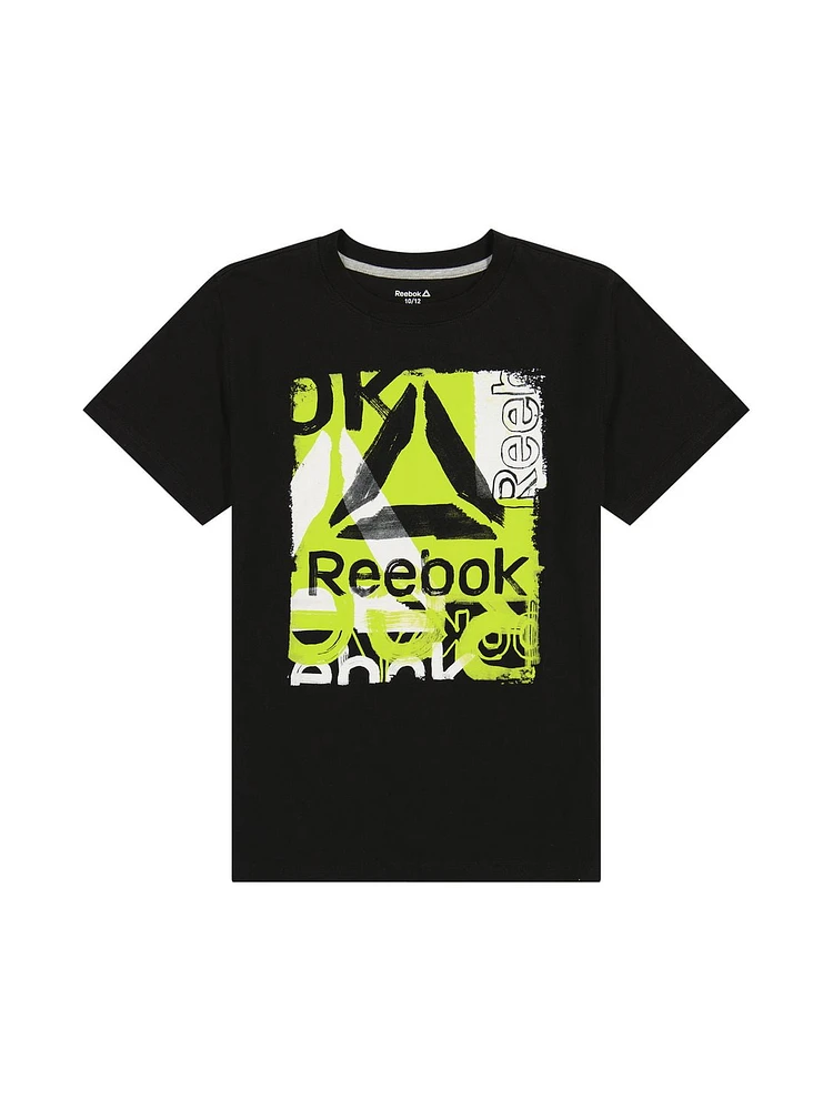 Reebok T-shirt graphique à manches courtes pour garçon Poster