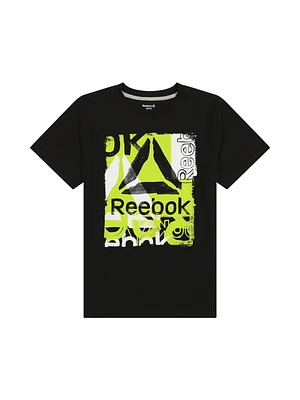 Reebok T-shirt graphique à manches courtes pour garçon Poster