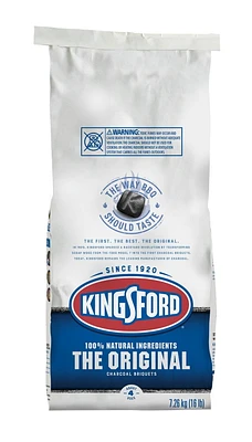 Kingsford® Original Charcoal Briquettes, BBQ Charcoal for Grilling, made with natural ingredients and real wood to give food an authentic smoky flavor –, 7.26kg