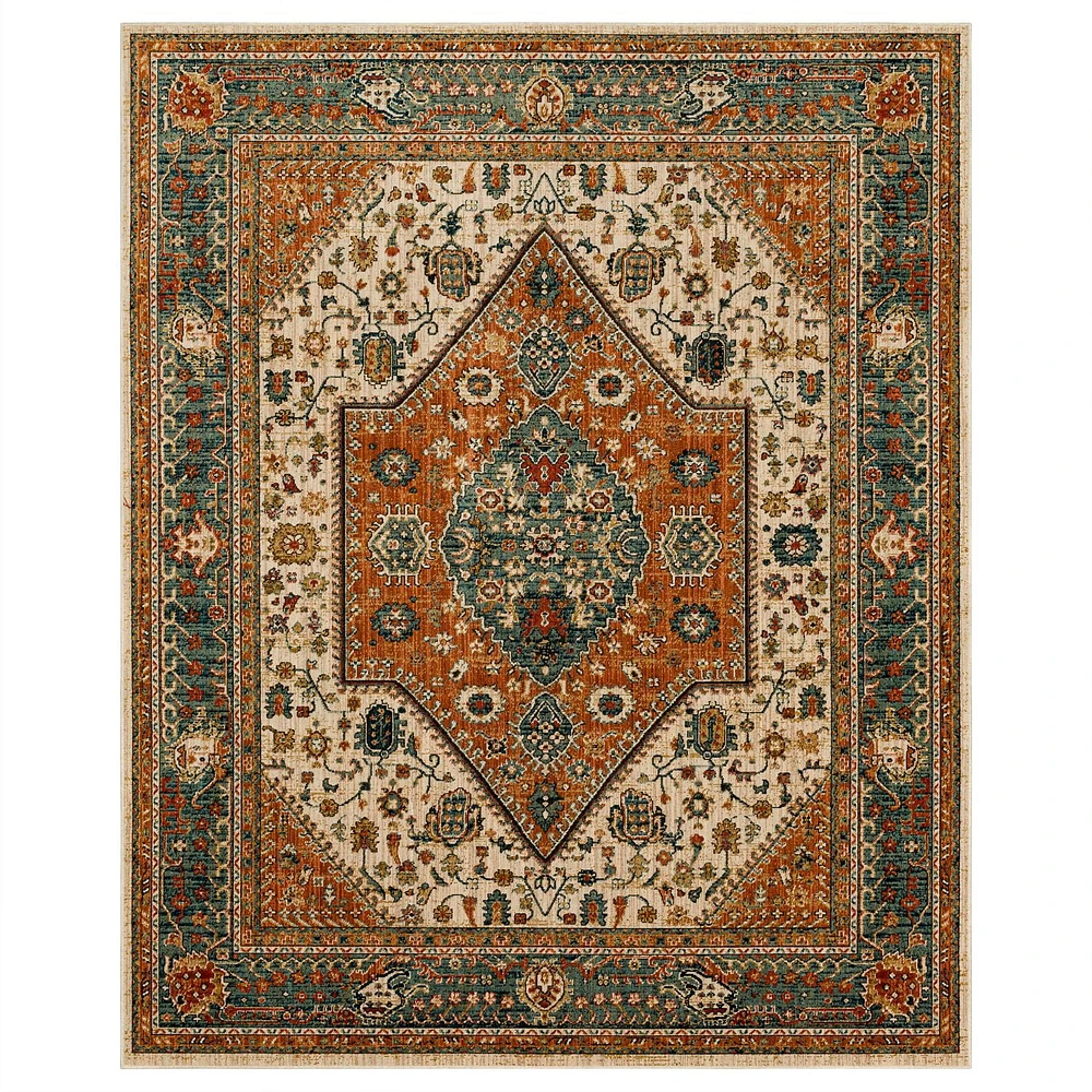 Mohawk Home Coleman Spice Polyester Area Rug