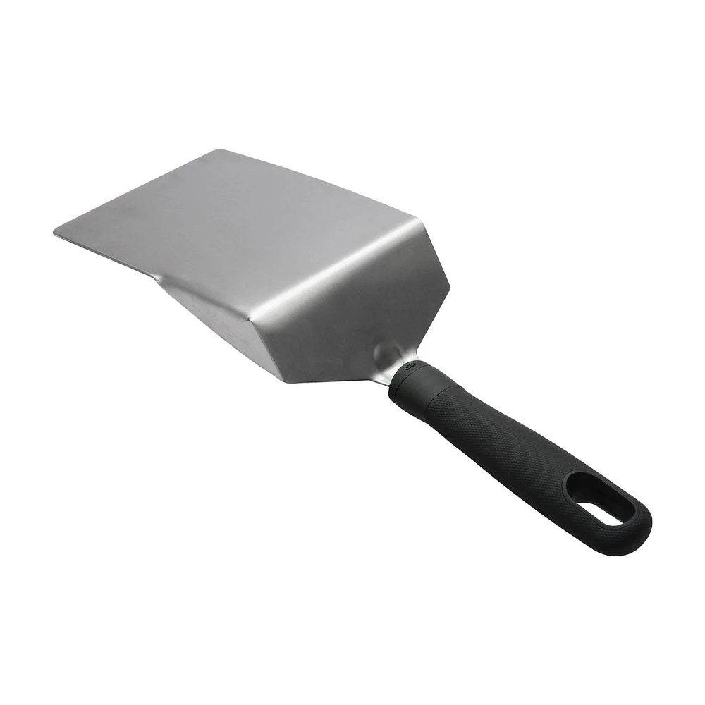 Mainstays Stainless Steel Kitchen Griddle Turner with Comfort Grip Handle, Mainstays Kitchen Griddle Turner